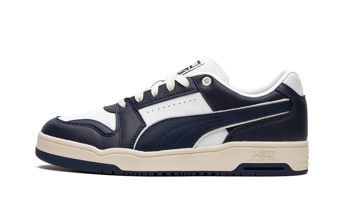 Slipstream Lo Vintage "PUMA White / New Navy" 394693 01