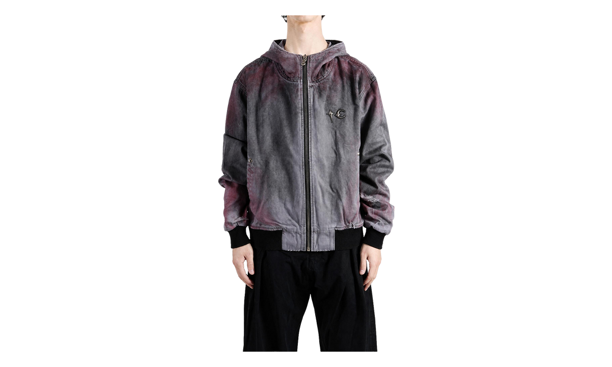 Three Riding Skull Vintage Jacket "Grey" TC26JK3202