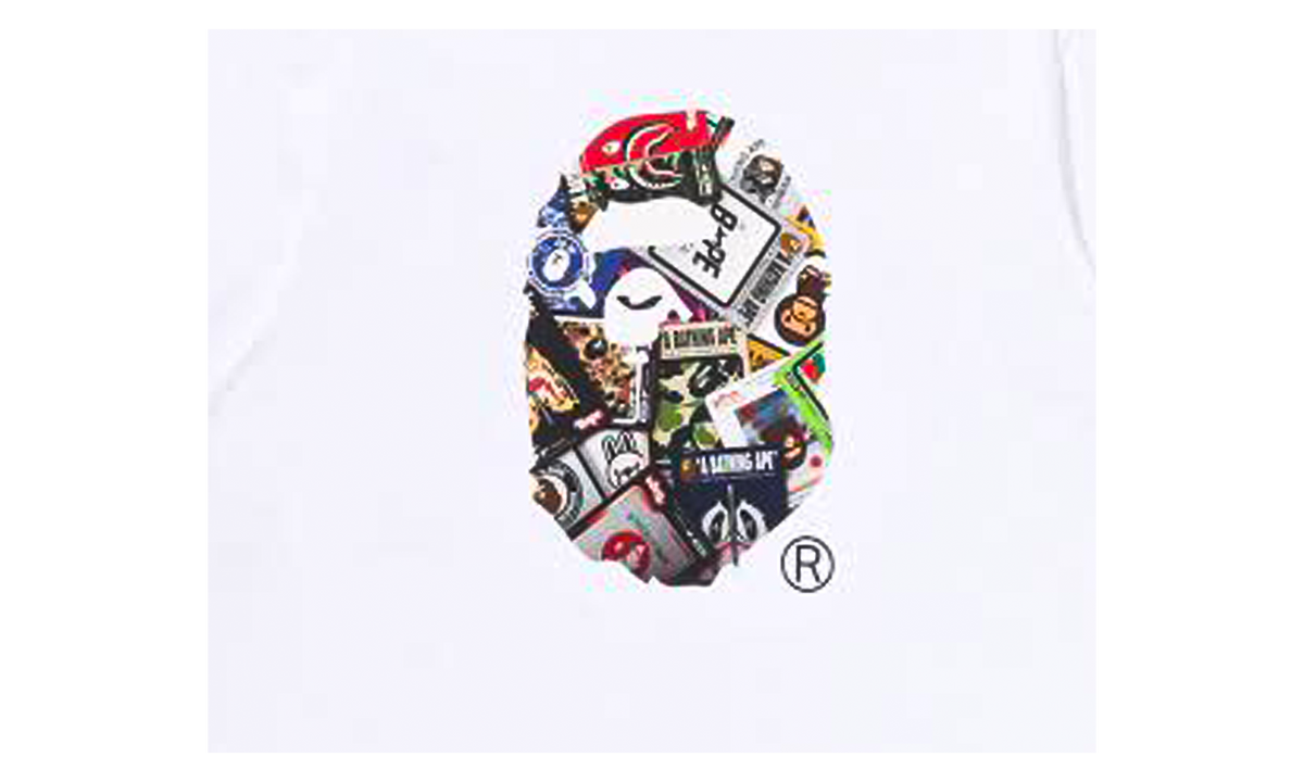 Collectible Card Ape Head Tee "White" BAPE131