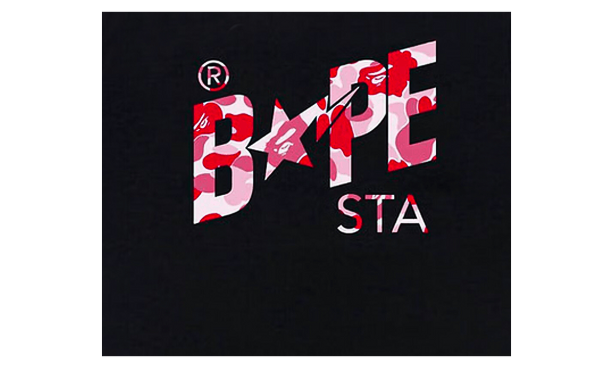ABC Camo Sta Logo Tee "Black / Pink" 1J30 110 008 BLACK PINK