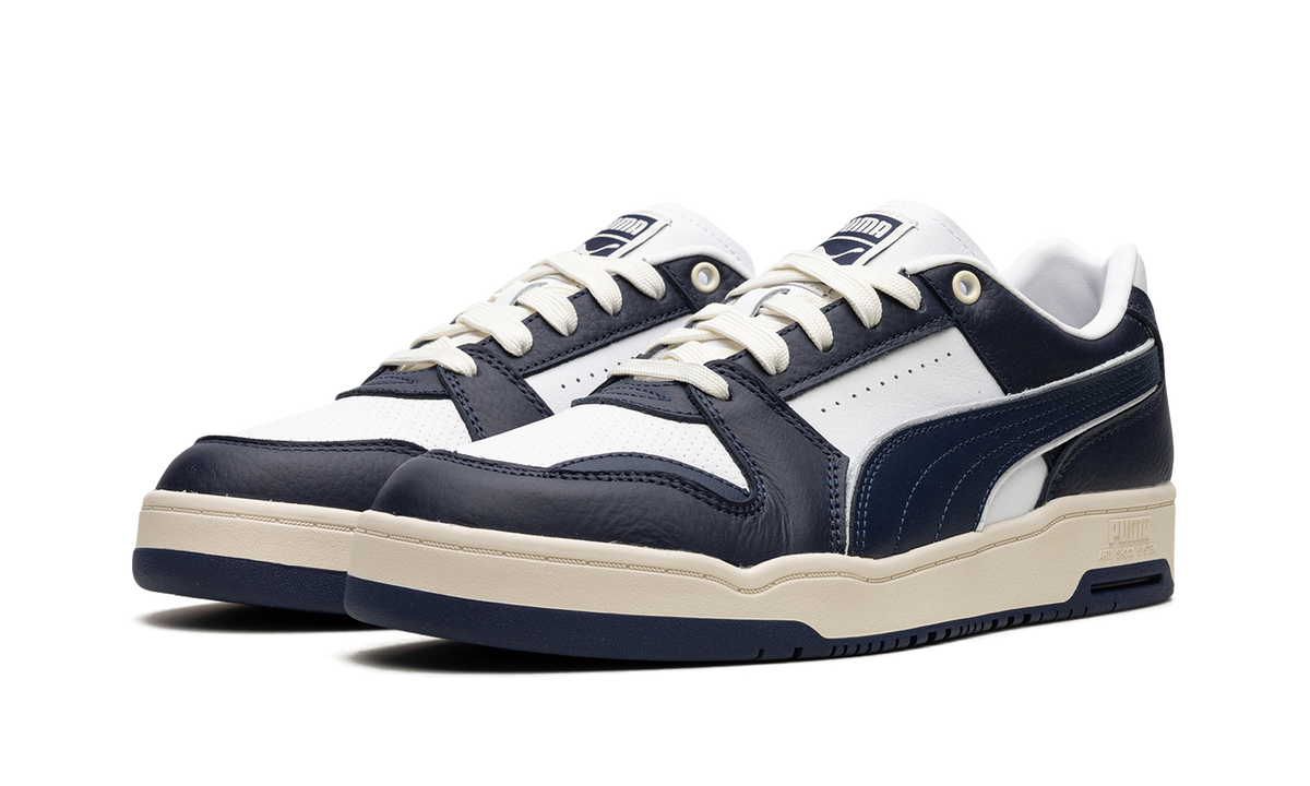 Slipstream Lo Vintage "PUMA White / New Navy" 394693 01