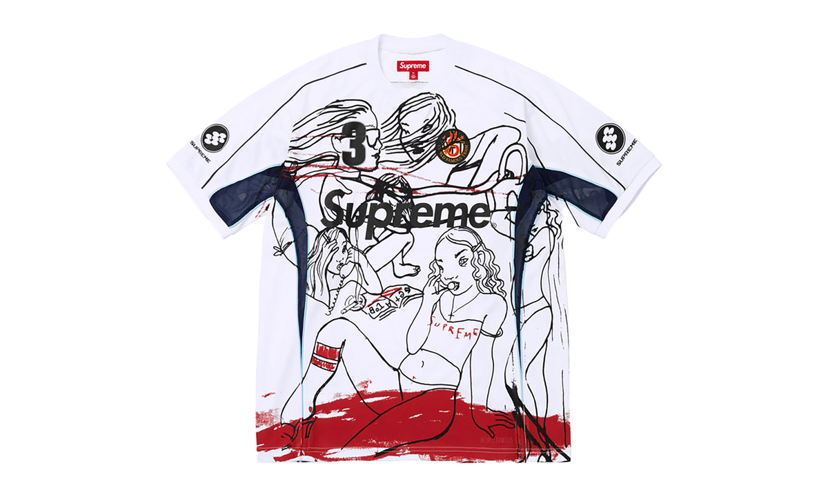 Rita Ackermann Soccer Jersey "FW26 - White" SU28922