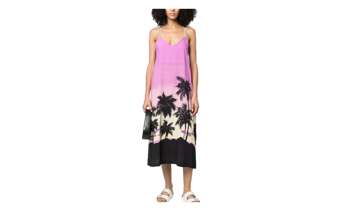 Sunset Straps Midi Dress WMNS "Purple / Blue" PWDJ001S23FAB0043710