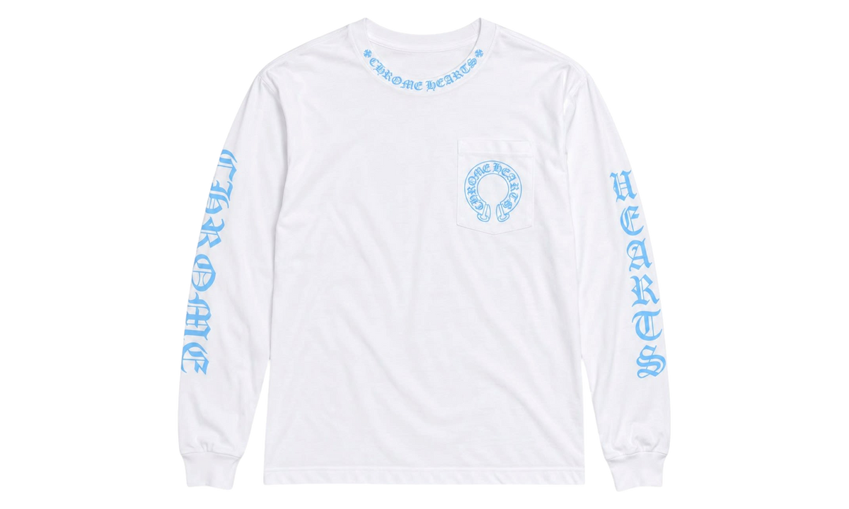 Neck Logo Pocket Logo "White Baby Blue" CHRM2073