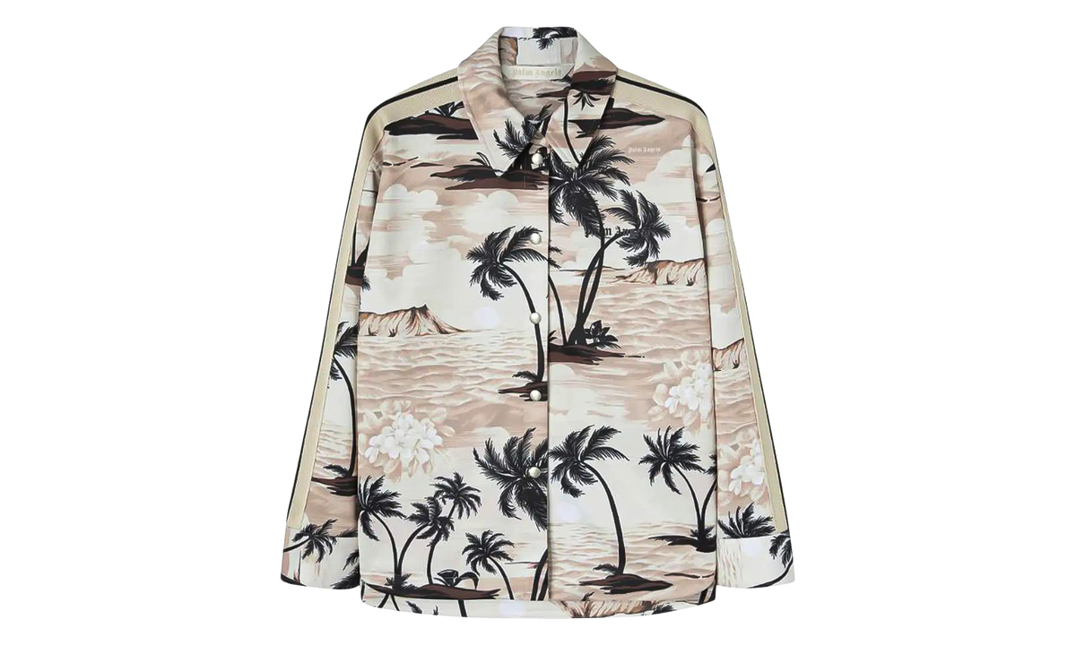 Hawaiian Track Shirt WMNS "Beige / Black" PWGA050S23FAB0016110