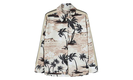 Hawaiian Track Shirt WMNS "Beige / Black" PWGA050S23FAB0016110