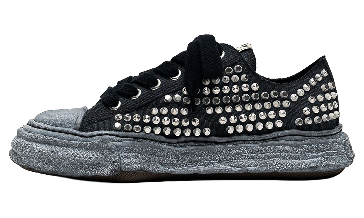Peterson 23 OG Sole Canvas Low "Studded Black" A16FW736 BLK