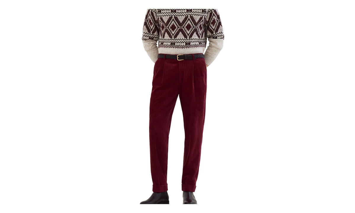 Corduroy Trousers "Purple" BRUN2870