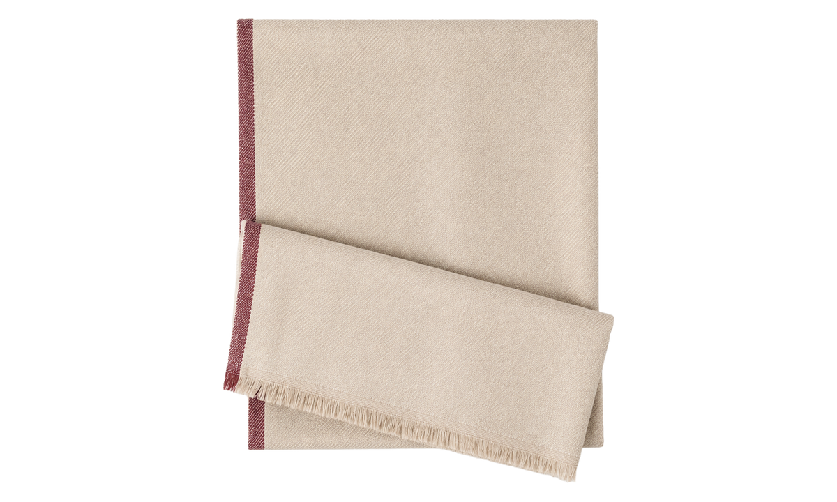 Wool Silk Blend Scarf "Sand" BRUN2629