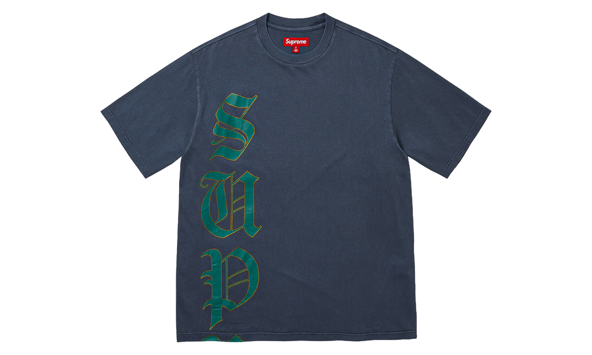 Cracked Vertical S/S Top "FW26 - Navy" SU29031