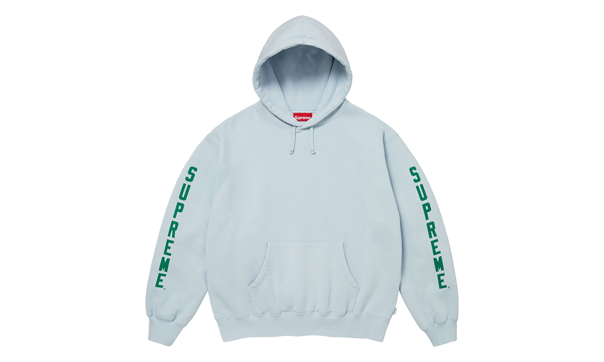 Washed Logo Hooded Sweatshirt "FW26 - Light Blue" SU28934