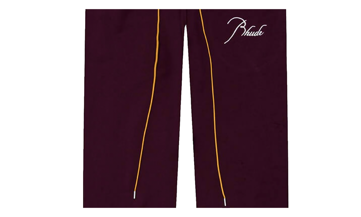 Heavyweight Embroidered Logo Sweatpants "Burgundy" RHPF23PA17150003 BRD
