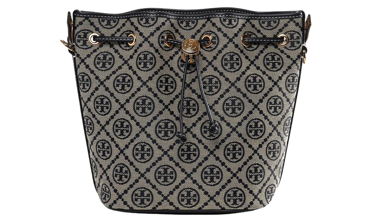 T-Monogram Bucket Bag "Tory Navy" 181372 405