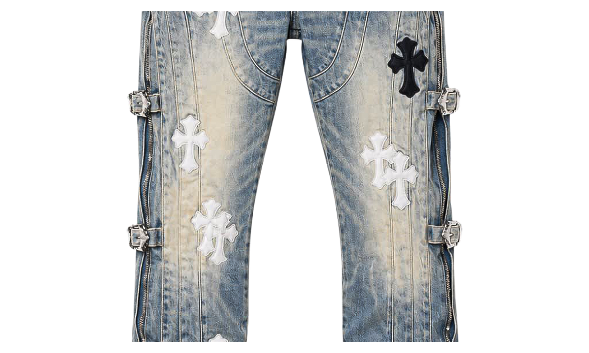 Cross Buckle Denim "Vintage Blue" GUA10