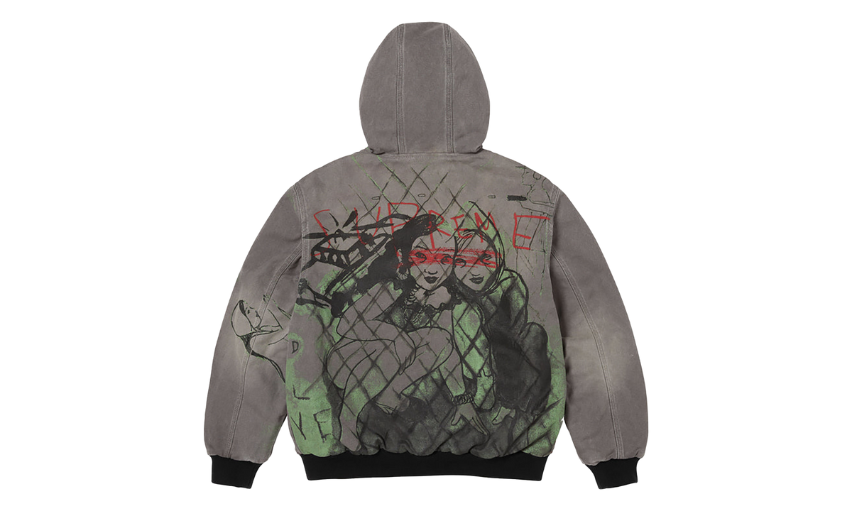 Rita Ackermann Hooded Work Jacket "FW26 - Grey" SU28904