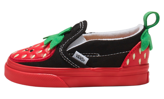 Classic Slip-On V TD "Berry Red / Black" VN0005WHREB