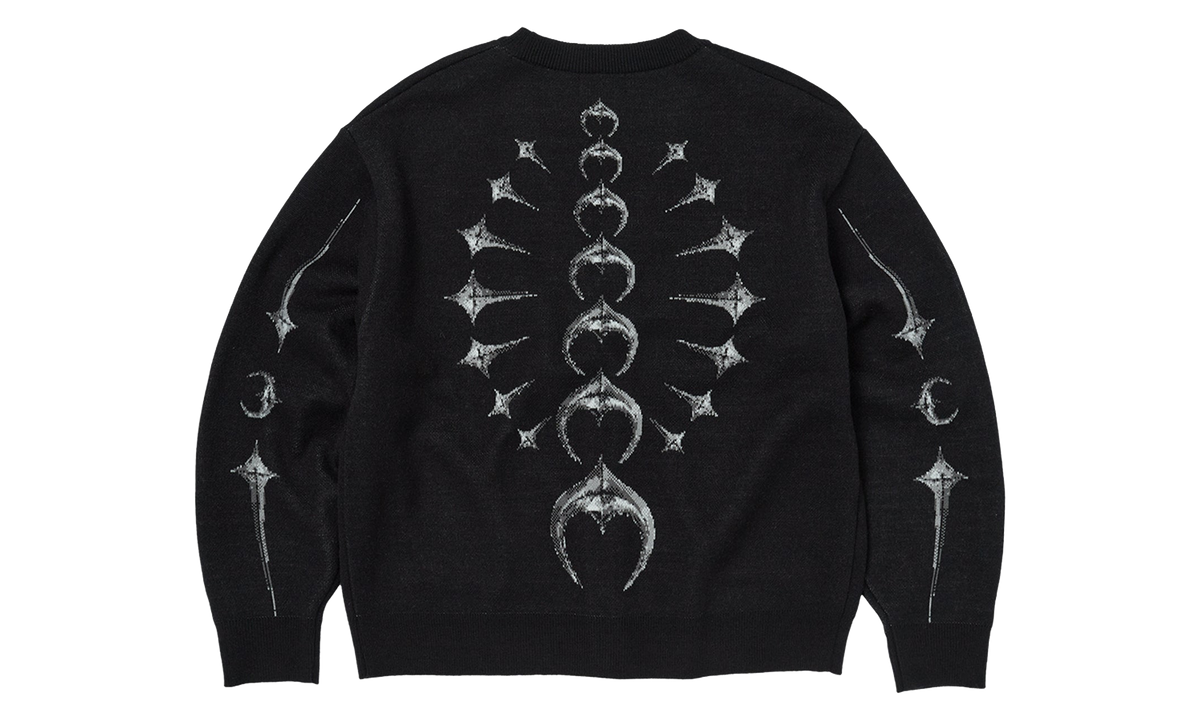 TC Bone Knit Cardigan "Black" TC25KN2101