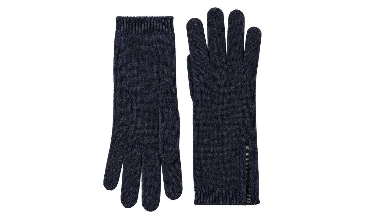 Wool Knit Gloves WMNS "Night" BRUN2678