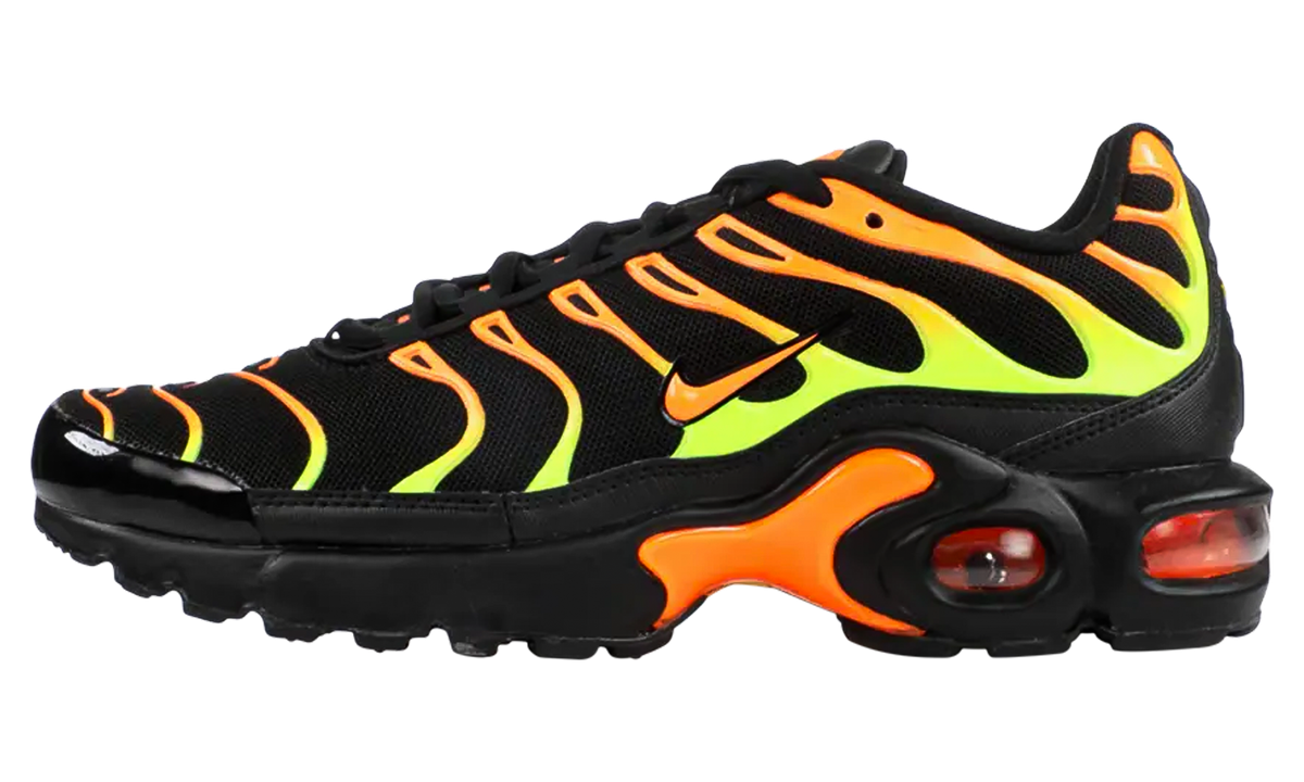 Air Max Plus GS "Black Volt Total Orange" 655020 084