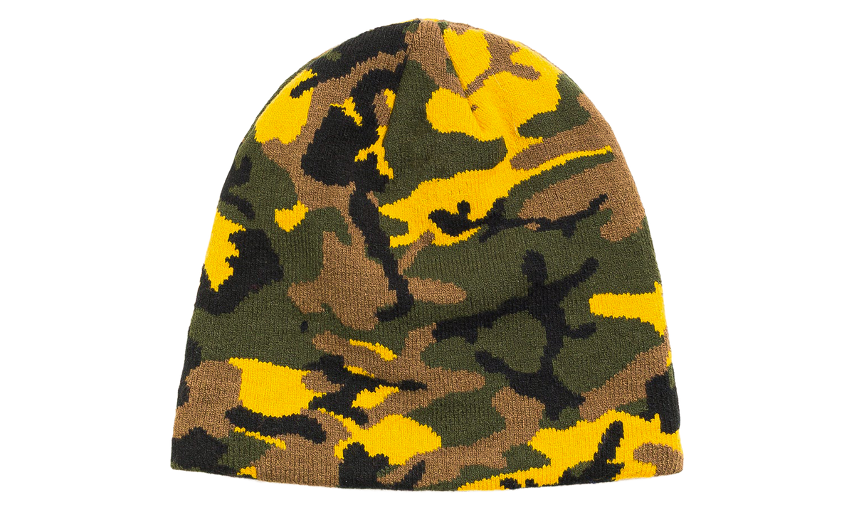 BASIC CAMO KNIT SKULLCAP "Yellow Camo" STUS627