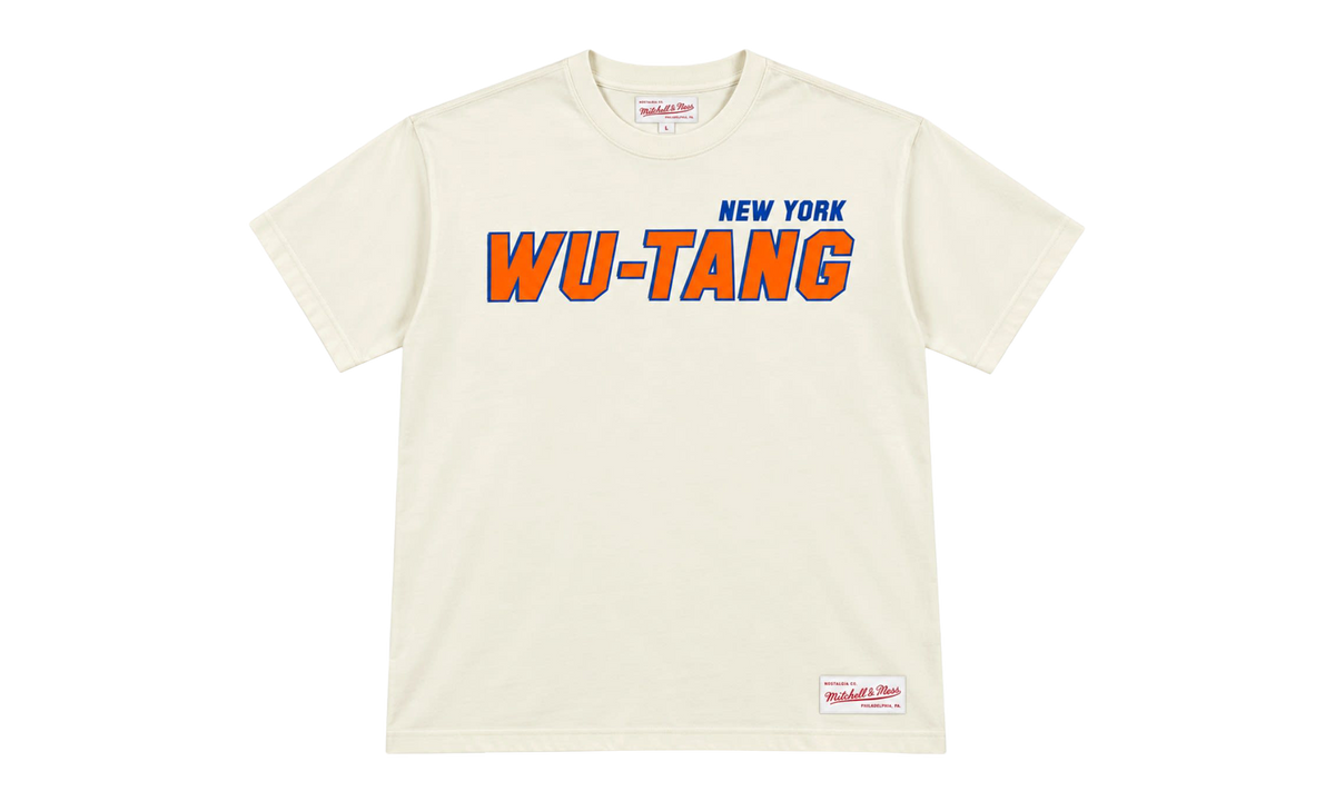 New York Knicks Logo Fill Tee "NBA X Wu-Tang Wu - Cream" SS22735 NYKCREA