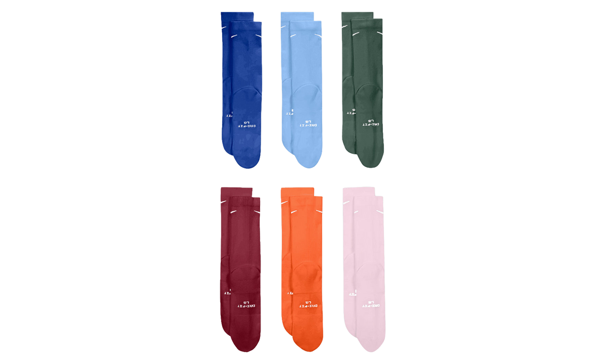 Everyday Elevated Crew Socks "6 Pairs - Multicolor" HQ8021 915