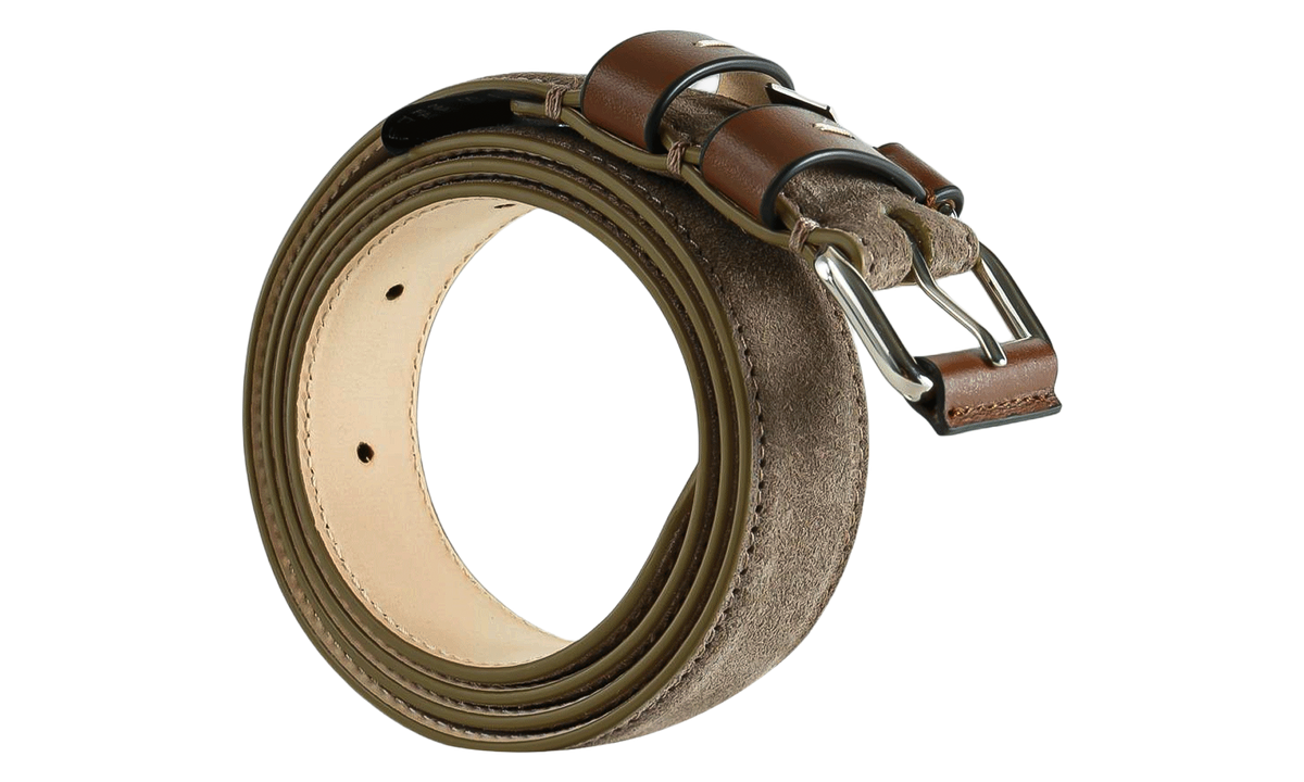25 MM Belt "Taupe / Chestnut / Chestnut" SA1TP0018P9242HB711