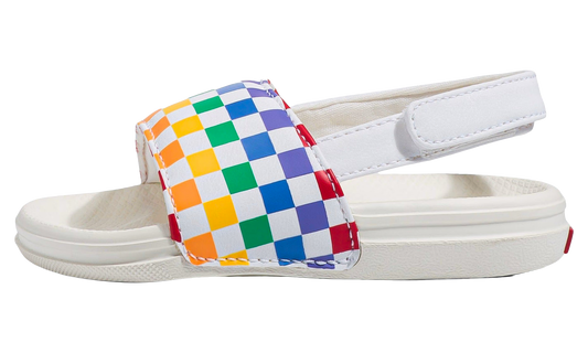 La Costa Slide-On Sandals TD "Checkerboard Rainbow" VN0A5HTL196