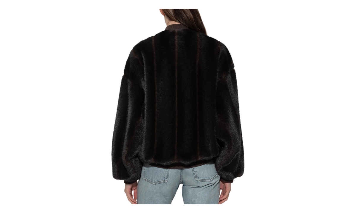 Faux Fur Bomber Jacket WMNS "Brown" S52AM0372M35637143