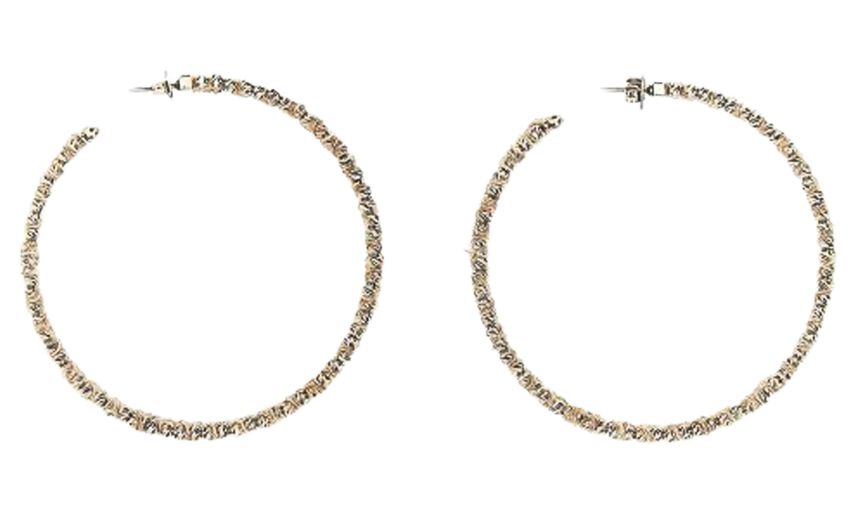 Twisted Hoop Earrings WMNS "Gold" BRUN2655