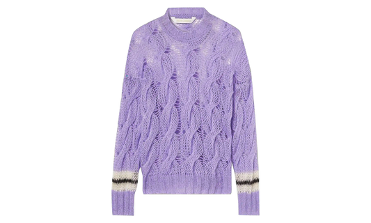 Track Mohair Sweater WMNS "Lilac / White" PWHA033S22KNI0013601