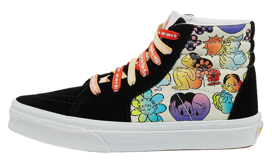 Cultivate Care Sk8-Hi PS "Black / White / Multicolor" VN000D5F8C3