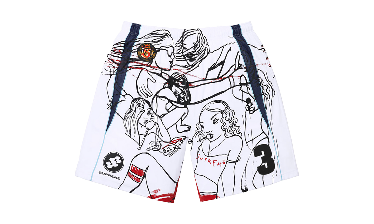 Rita Ackerman Soccer Short "FW26 - White" SU28947