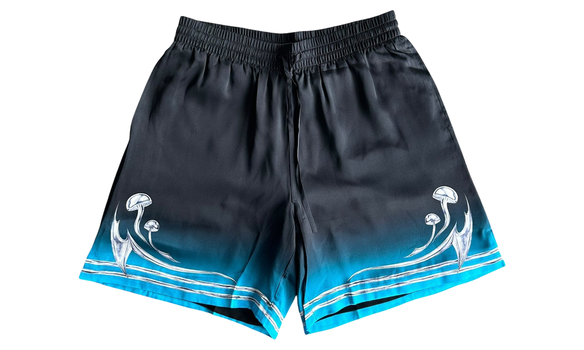 Blades Graphic Silk Shorts "Black" M AW25 TR 012 04