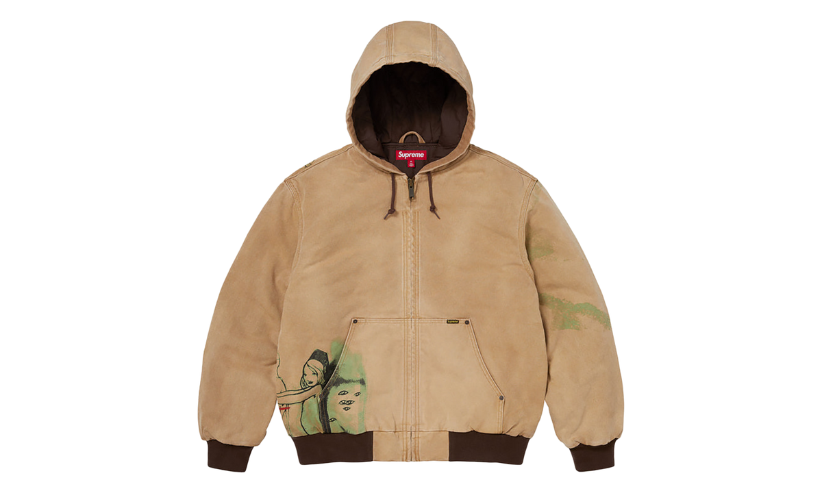 Rita Ackermann Hooded Work Jacket "FW26 - Tan" SU28903