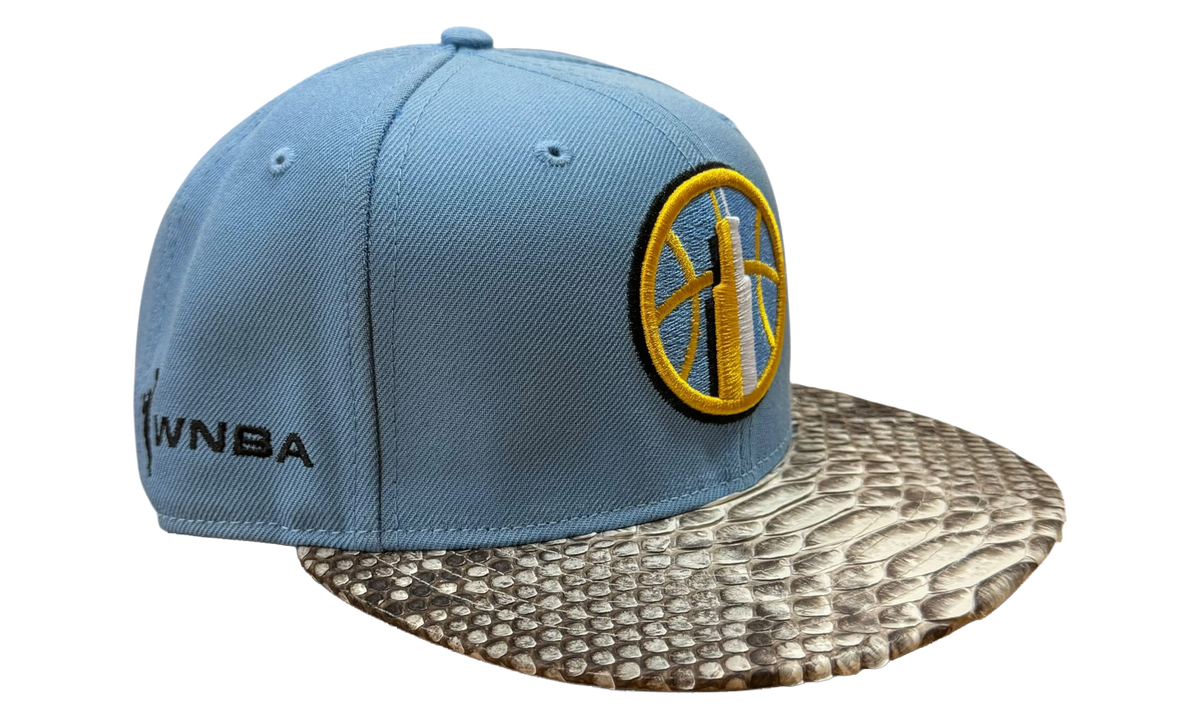 New Era 59Fifty Chicago Sky Snakeskin Strapback Hat "Blue / White Yellow" JDCKDDHBWY