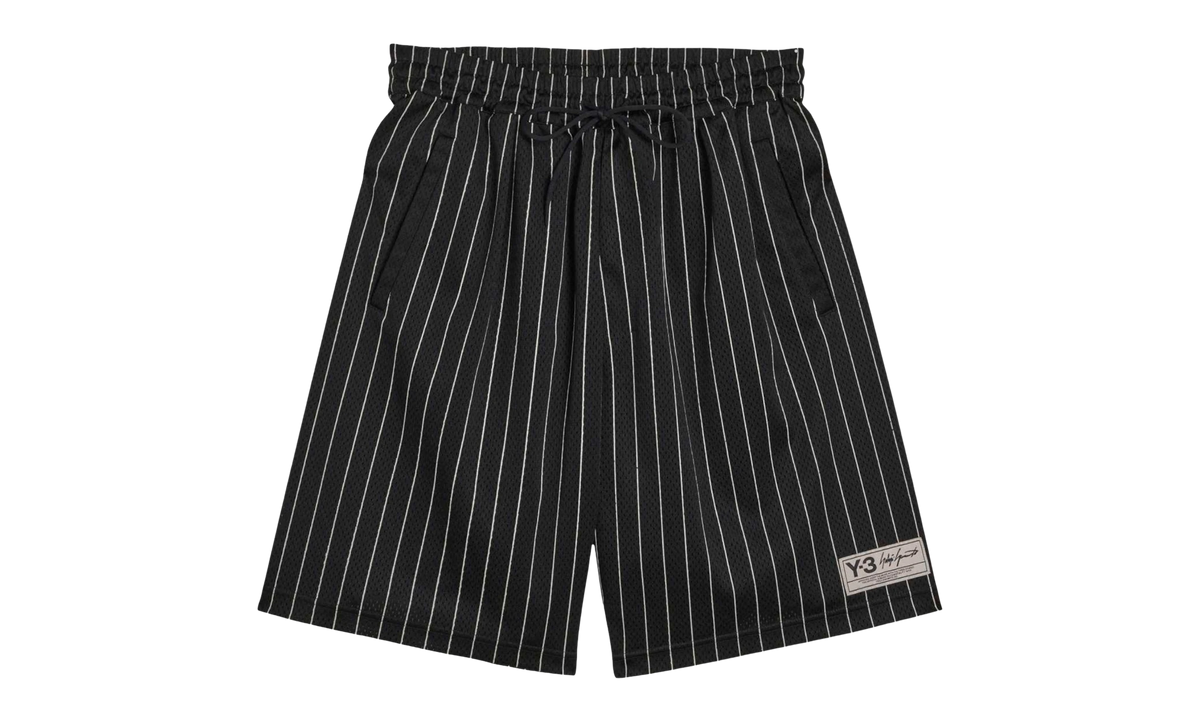 Y-3 Mesh Pinstripe Shorts "Black" KQ9829