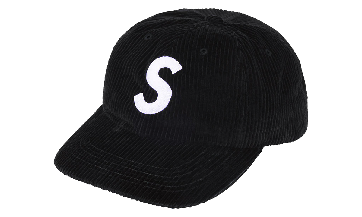 S Logo Cordoury 6-Panel "FW26 - Black" SU29088