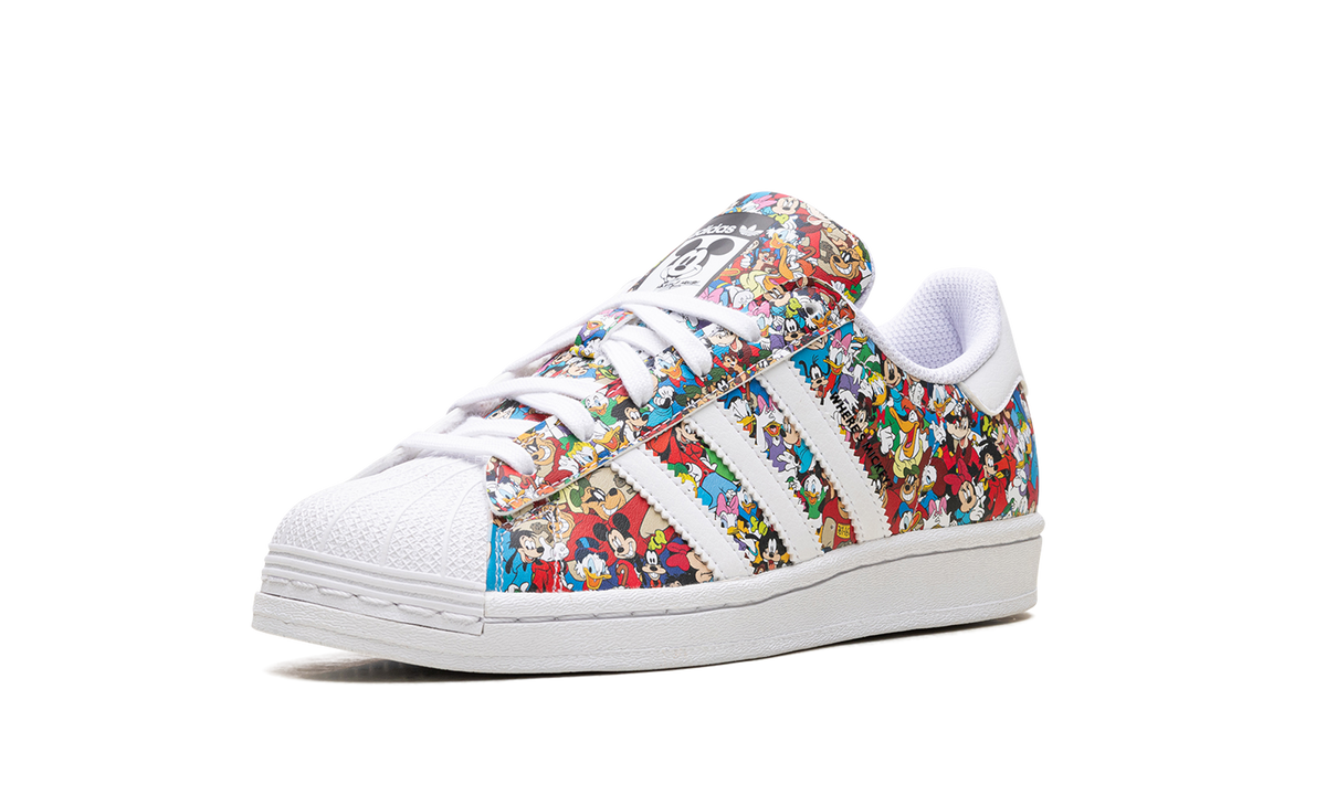 Superstar GS "Disney Mickey Core Black Cloud White Wonder White" IG6857