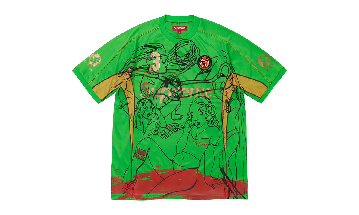 Rita Ackermann Soccer Jersey "FW26 - Green" SU28924