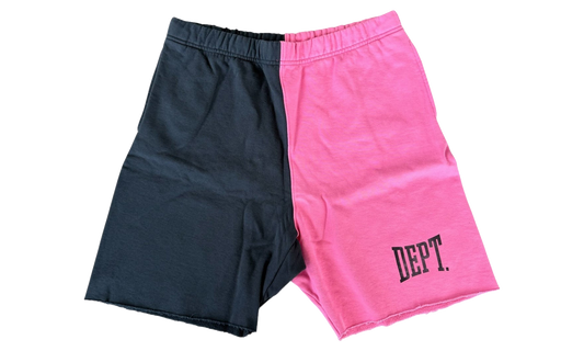 Dept Logo Shorts "Black & Pink" GD438