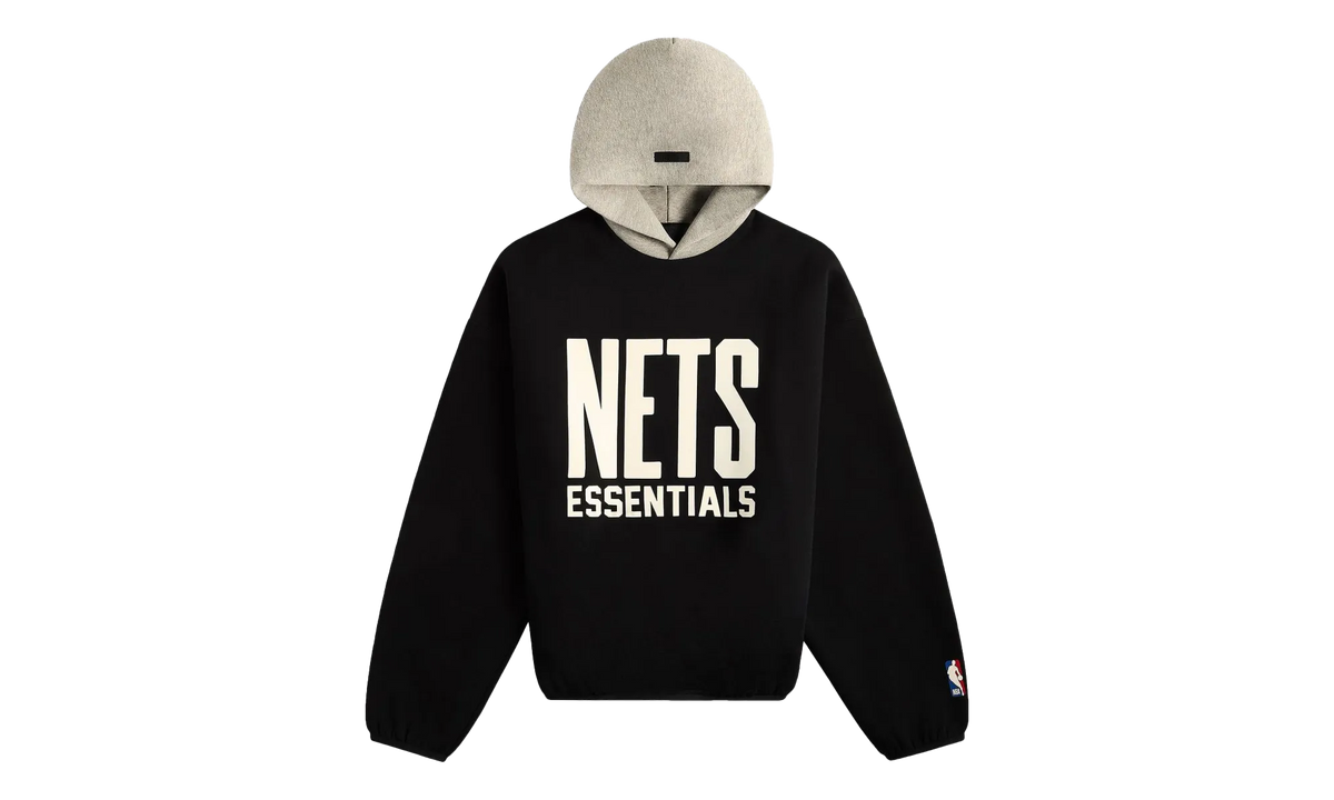 FOG x ESSENTIALS x NBA Mens Brooklyn Nets Hoodie "Black" 192AL246505F