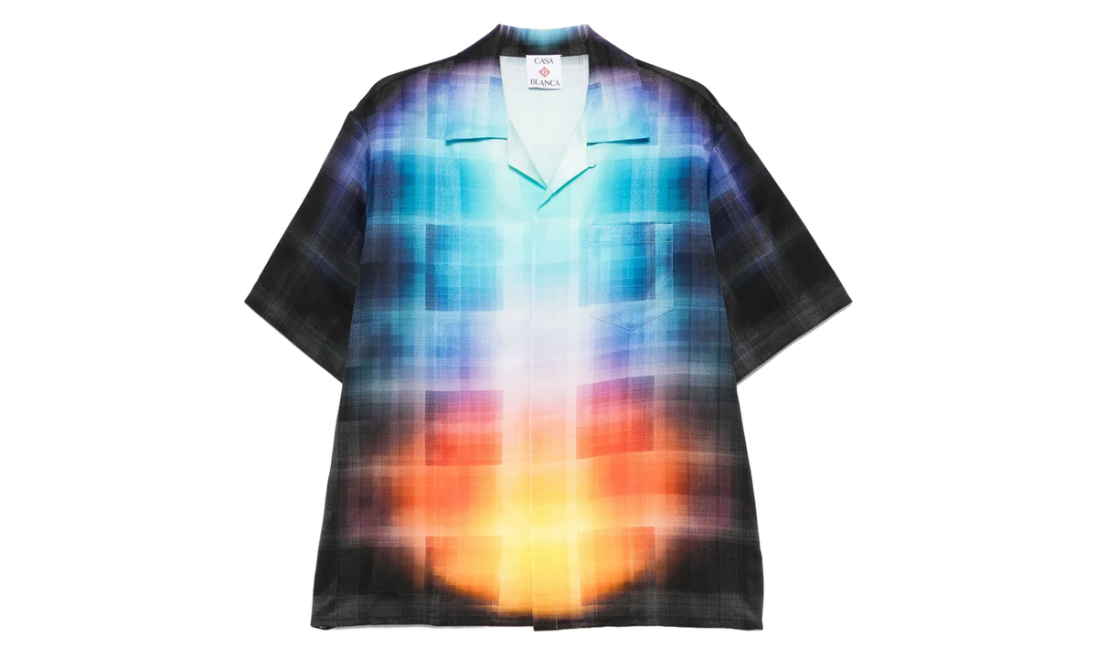 Gradient Check Shirt "Black" U MS25 SH 003 01