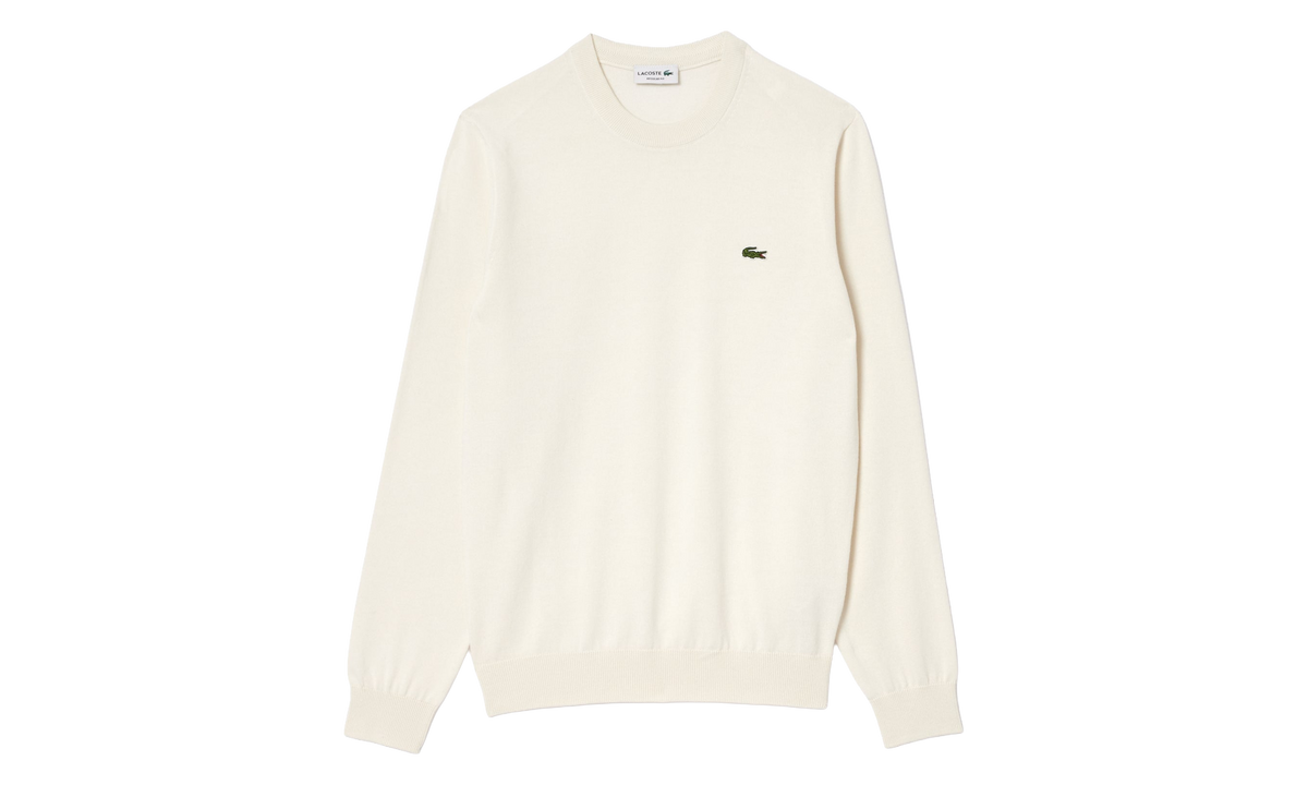Crew Neck Cotton Sweater "White" AH1985 51 70V