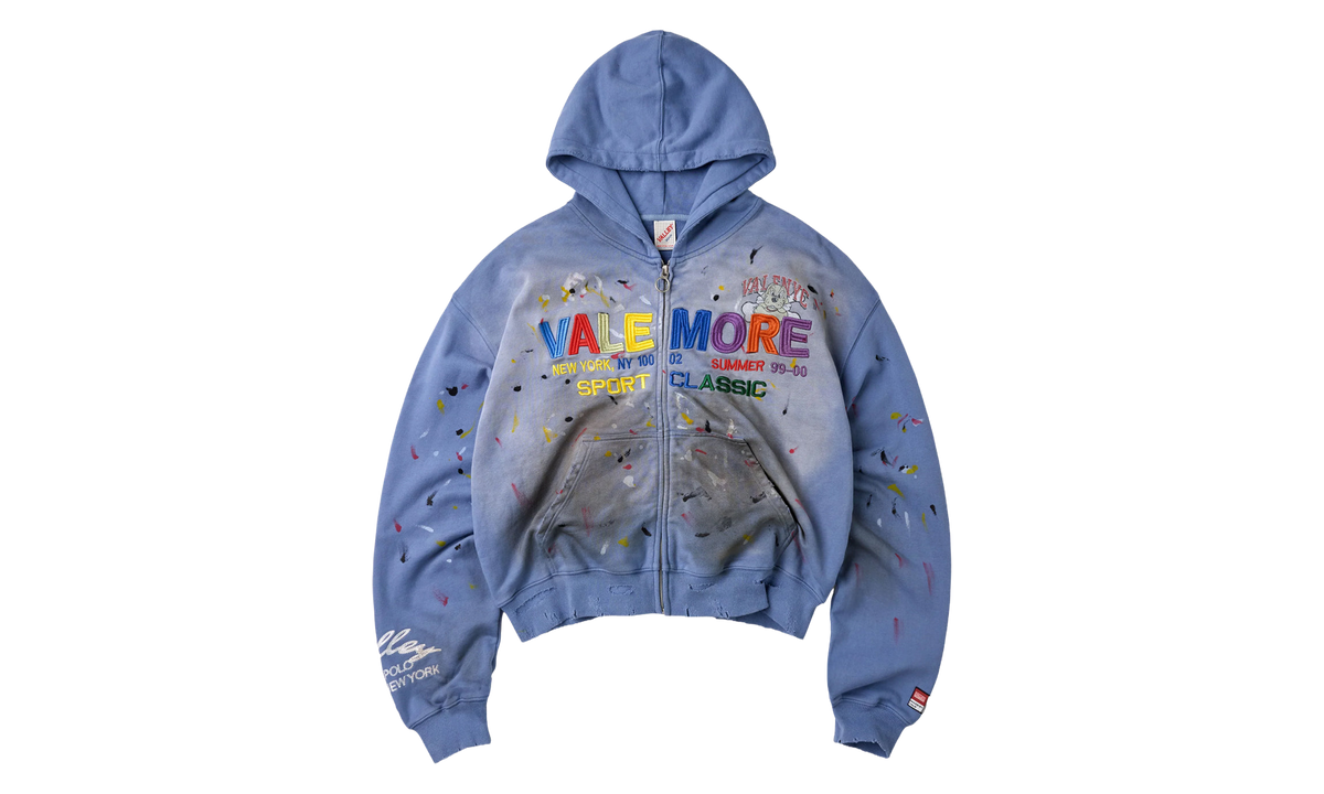 SUNDAY ZIP UP HOODIE "Blue" VAL497