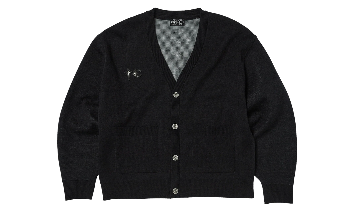 TC Bone Knit Cardigan "Black" TC25KN2101