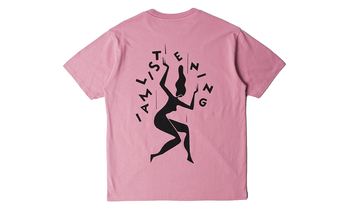 Not Listening SS Tee "Pink" 56310