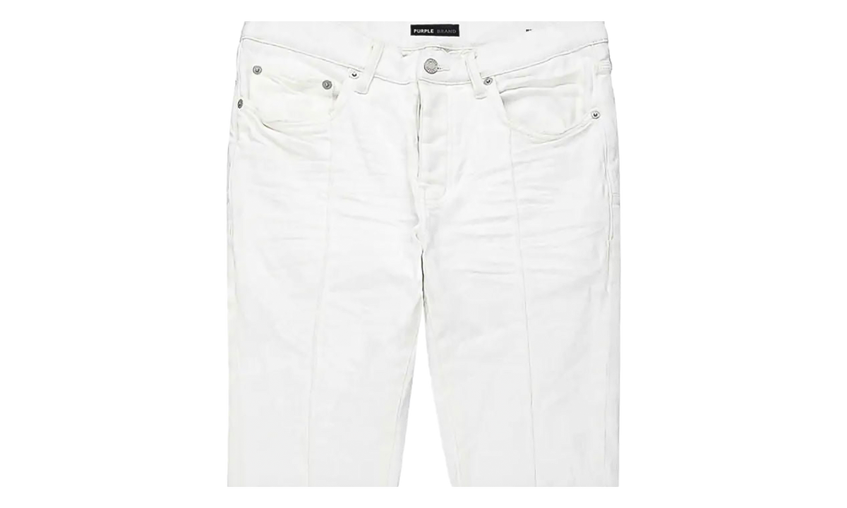 P004 Pintuck Flare Jeans "White" P004 PCWH125