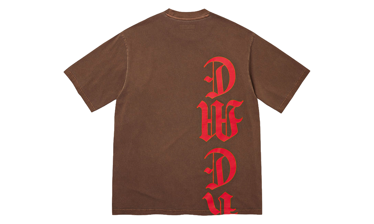 Cracked Vertical S/S Top "FW26 - Brown" SU29029