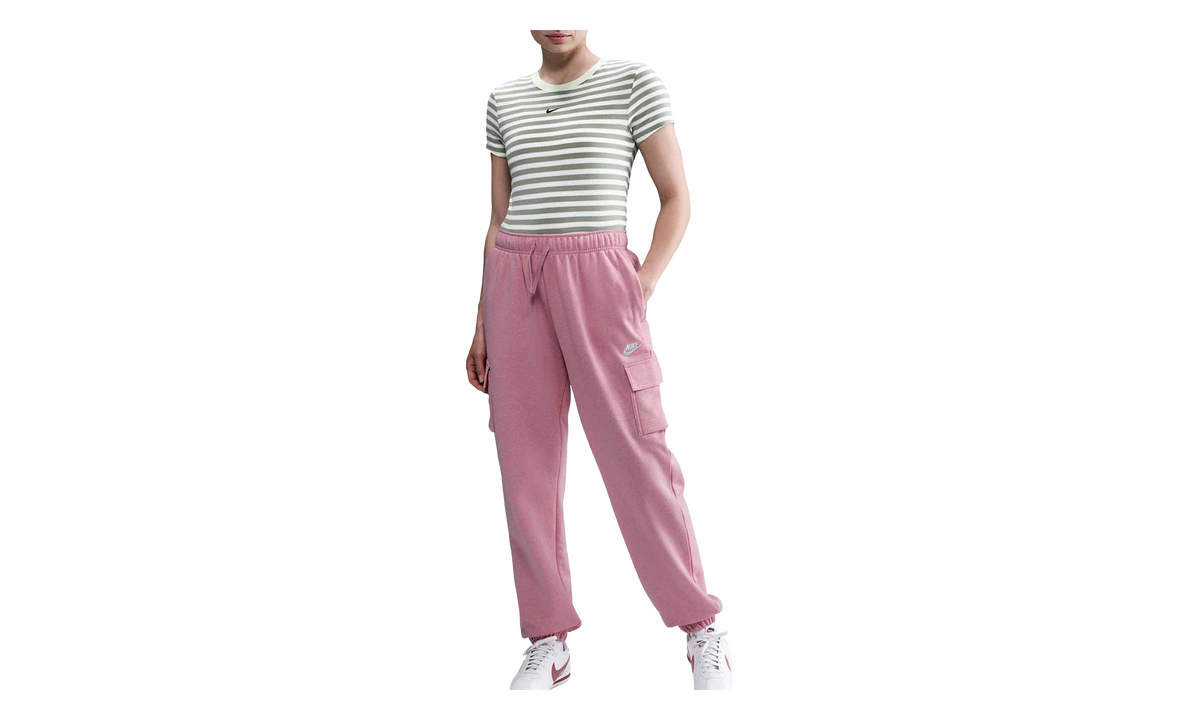 Sportswear Club Fleece Mid-Rise Oversized Cargo Sweatpants WMNS "Elemental Pink" DQ5196 699